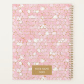 Pink Abstract Chiyogami Planner Planer (Rückseite)