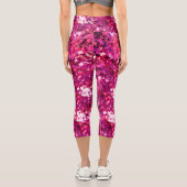 Pink Abstract Leggings for Women | Magenta Waterco (Rückseite)