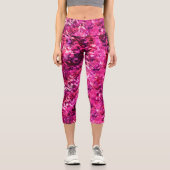 Pink Abstract Leggings for Women | Magenta Waterco (Vorderseite)