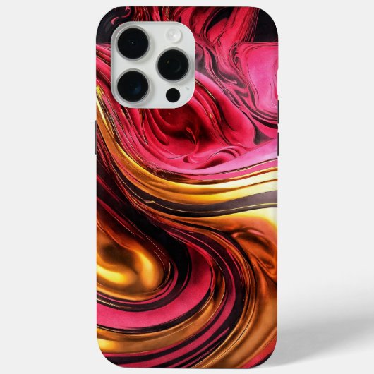 Pink Abstrakt iPhone 15 Pro Max Fall Case-Mate iPhone Hülle (Rückseite)