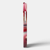 Pink Abstrakt iPhone Case (Rückseite / Links)