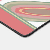 Pink Abstrakt Modern Colorado Name Quote Schreibtischunterlage (Ecke)