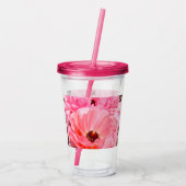 Pink Acryltrinkbecher (Rückseite)