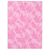 Pink ACU Camouflage Camoufla Monogramm Erstklammer Klemmbrett (Rückseite)