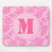 Pink ACU Camouflage Camouflag Monogram Initial Mou Mousepad (Vorne)