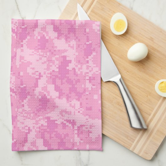 Pink ACU Camouflage Camouflage Girly Kitchen Gesch Geschirrtuch (Viertel Falte)