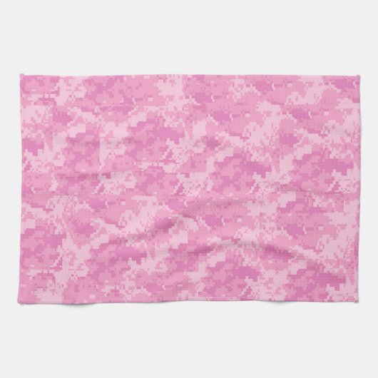 Pink ACU Camouflage Camouflage Girly Kitchen Gesch Geschirrtuch (Horizontal)
