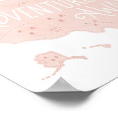 Pink Adventure erwartet US Map Kids Room Decke Poster (Ecke)