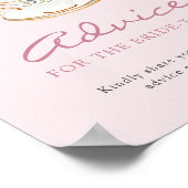 Pink Advice Poster (Ecke)