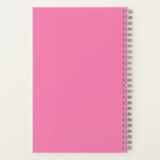 Pink Aesthetic Journal for Fun & Fancy Vibes Notizblock (Rückseite)