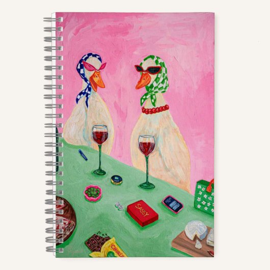 Pink Aesthetic Journal for Fun & Fancy Vibes Notizblock (Vorderseite)