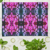 Pink African Daisy Blume Abstrakt Art Geschirrtuch (Gefaltet)