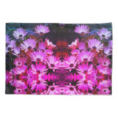 Pink African Daisy Blume Abstrakt Art Kissenbezug (Rückseite)