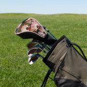 Pink African Daisy Blume Golf Headcover (In SItu)