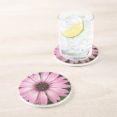 Pink African Daisy Untersetzer (Seite)