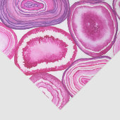 Pink agate Aquarell Seidenpapier (Ausschnitt)