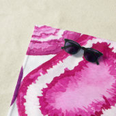 Pink agate Aquarell Strandtuch (Beispiel)