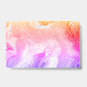 Pink Agate Art Foto Text Vorlagen Mitarbeiter Abze Ausweis (Back)