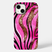 Pink Agate Glitzer iPhone Mate Tough Case (Rückseite)