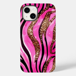 Pink Agate Glitzer iPhone Mate Tough Case