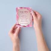 Pink Agate Imitats Foil Flyer (Gruppe)