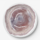 Pink Agate Pappteller (Vorderseite)