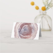 Pink Agate Platzkarte (Vorderseite)