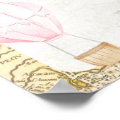 Pink Air Balloon ist nicht ihr lästige Snacks-Zeic Poster (Ecke)