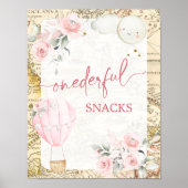 Pink Air Balloon ist nicht ihr lästige Snacks-Zeic Poster (Vorne)