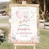 Pink Air Balloon ist nicht ihr lästiges Begrüßungs Poster