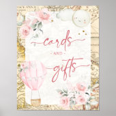 Pink Air Balloon ist nicht ihr lästiges Kartengesc Poster (Vorne)