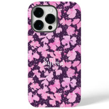Pink Akrylic Paint Blume Petals