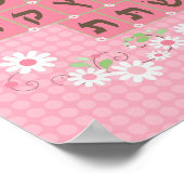 Pink Alef Beis - Neu Poster (Ecke)
