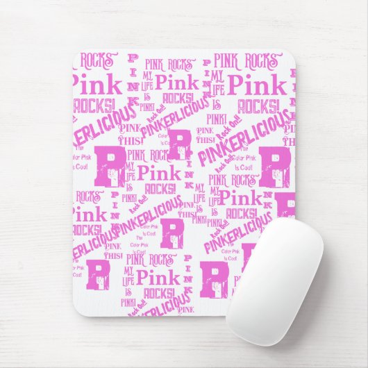 PINK ALLES MOUSEPAD (Mit Mouse)