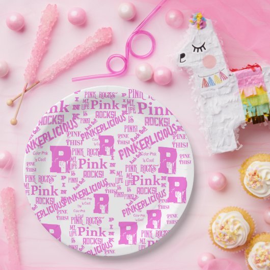 PINK ALLES PAPPTELLER (Party)