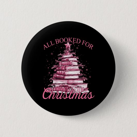 Pink alles zu Weihnachten reserviert Button (Vorderseite)