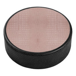 Pink Alligator Textur drucken Eishockey Puck
