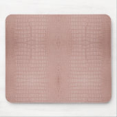 Pink Alligator Textur drucken Mousepad (Vorne)