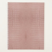 Pink Alligator Textur drucken Planer (Vorderseite)