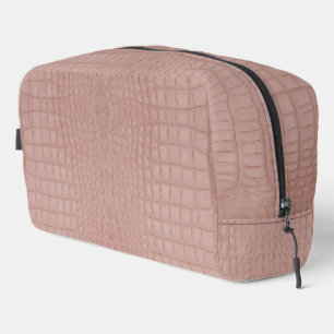 Pink Alligator Textur drucken Waschbeutel