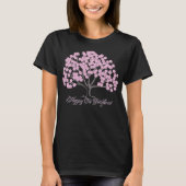 Pink Almond Tree Tu B'Shevat T-Shirt (Vorderseite)