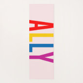 Pink Alt zum LGBTG Community Diversity Equity Yogamatte (Rückseite)