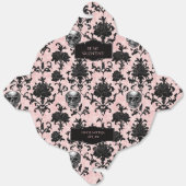 Pink and Black Goth Skulls and Roses Favor Boxes Geschenkschachtel (Ungefaltet)