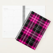 Pink and Black Plaid Planner Notebook Planer (Anzeige)