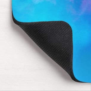 Pink and Blue Colored Smoke Zazzle _Growshop Mousepad