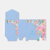 pink and blue floral geschenkschachtel (Ungefaltet)