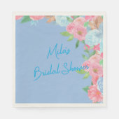 pink and blue floral serviette (Vorderseite)