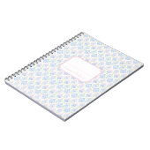 Pink and Blue Grandmillennial Notizblock (Linke Seite)