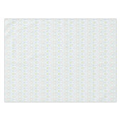 Pink and Blue Grandmillennial Tischdecke (Vorderseite (Horizontal))