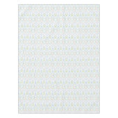 Pink and Blue Grandmillennial Tischdecke (Vorderseite)